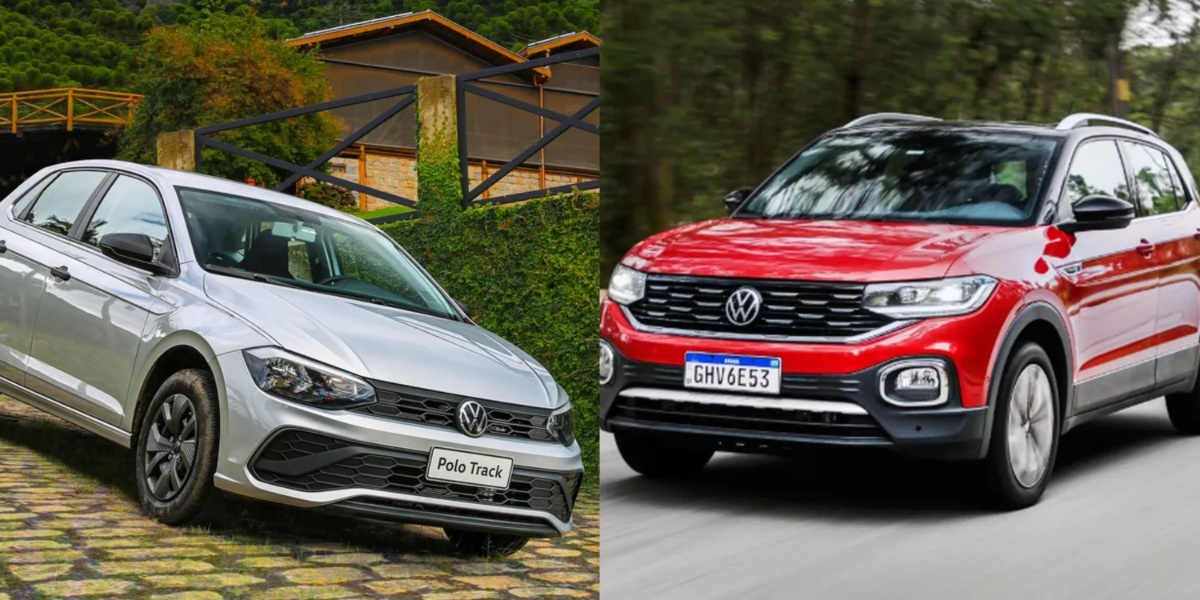 Volkswagen Polo y T-Cross - Imagen: Reproducción / Internet