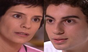 Raquel (Helena Ranaldi) e Fred (Pedro Furtado) em Mulheres Apaixonadas (Foto: Reprodução / Globo)