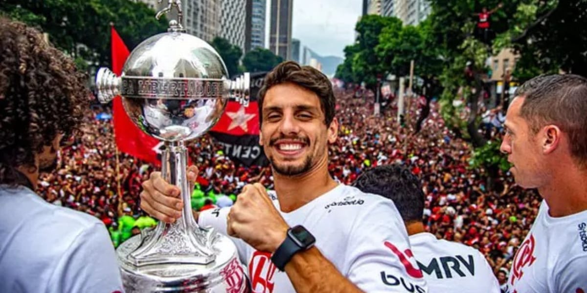 O jogador foi campeão da libertadores pelo clube carioca em 2019 (Reprodução: Instagram)