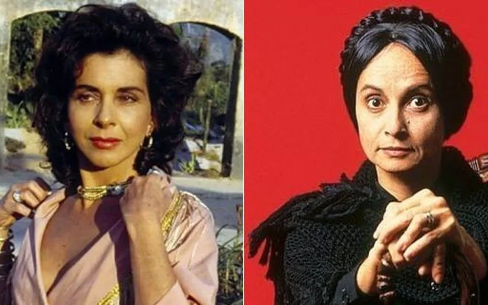 Betty Faria e Joana Fomm interpretaram as irmãs Tieta e Perpétua na novela de 1989