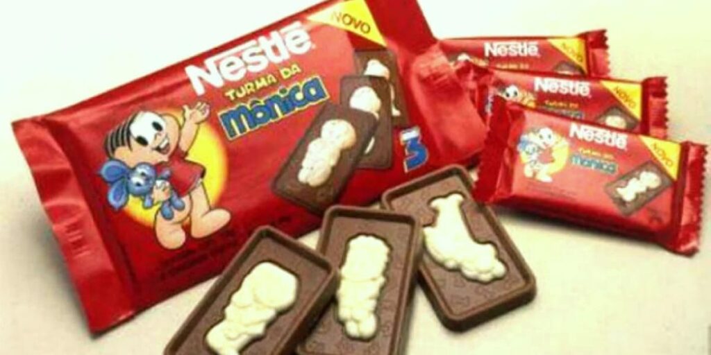 Chocolates da Turma da Mônica-Nestlé (Foto Reprodução/Internet)