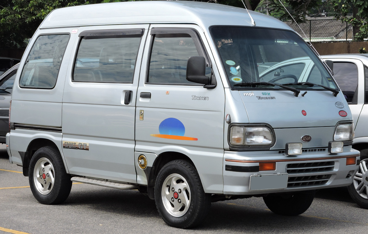 A microvan Towner da Asia Motors - Foto Reprodução Internet