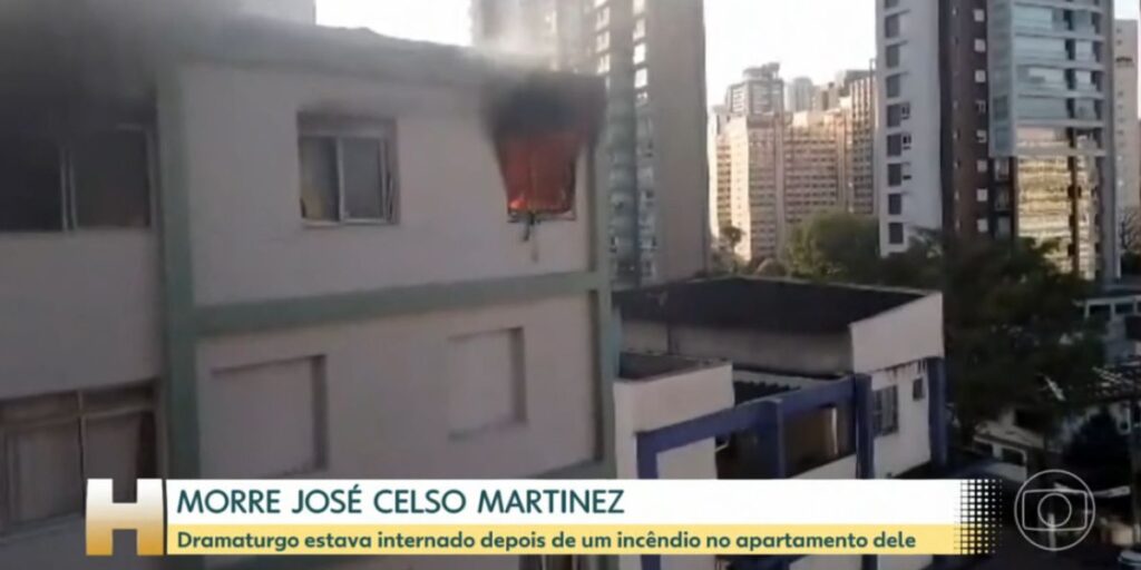 Apartamento de Zé Celso (Foto: Reprodução / Jornal Hoje da Globo)