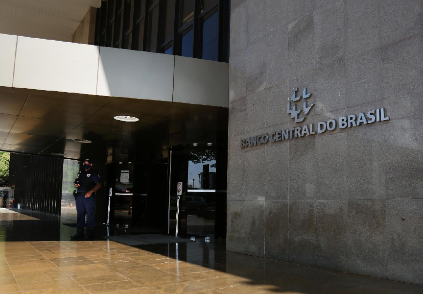 Entrada do prédio do Banco Central do Brasil (Foto: Reprodução/ Internet)