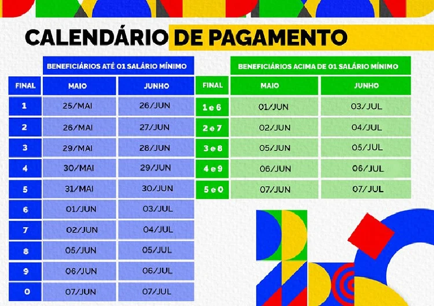 Calendário do INSS (Foto: Reprodução/ Internet)