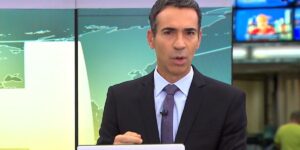 César Tralli no Jornal Hoje - Foto: Globo