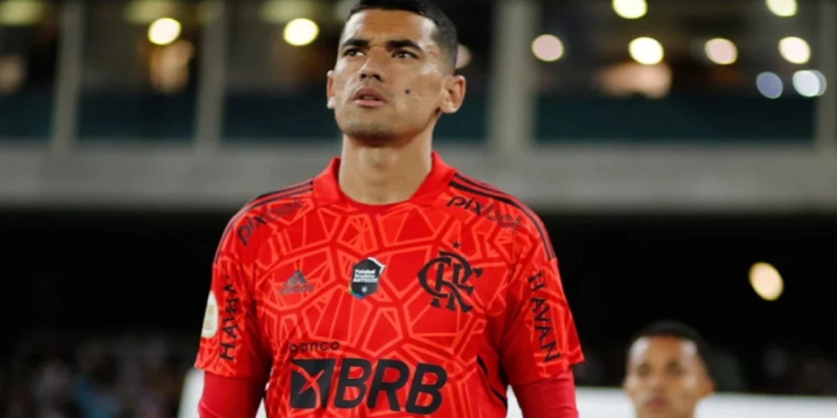 Santos, goleiro do Flamengo (Imagem: Reprodução/Internet)