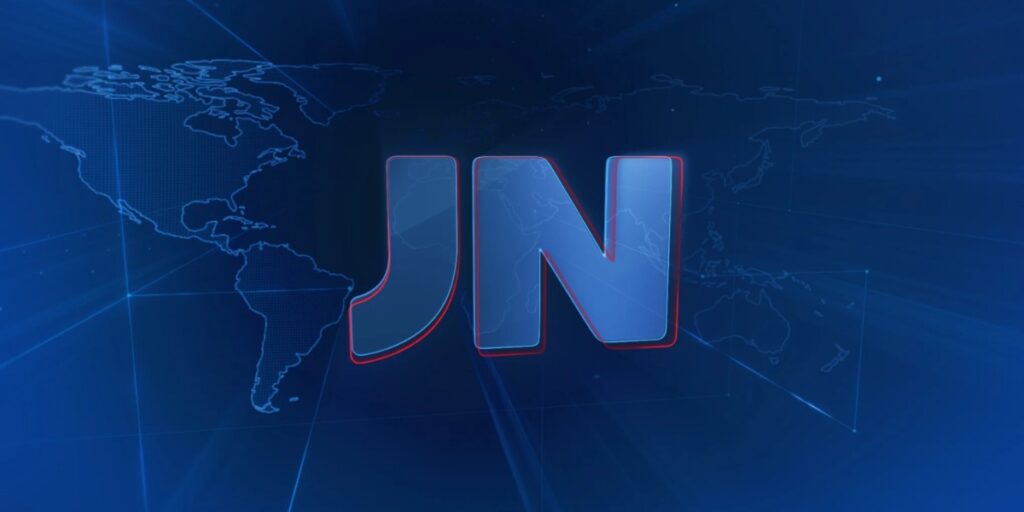 Logo do Jornal Nacional na Globo (Imagem Reprodução Internet)