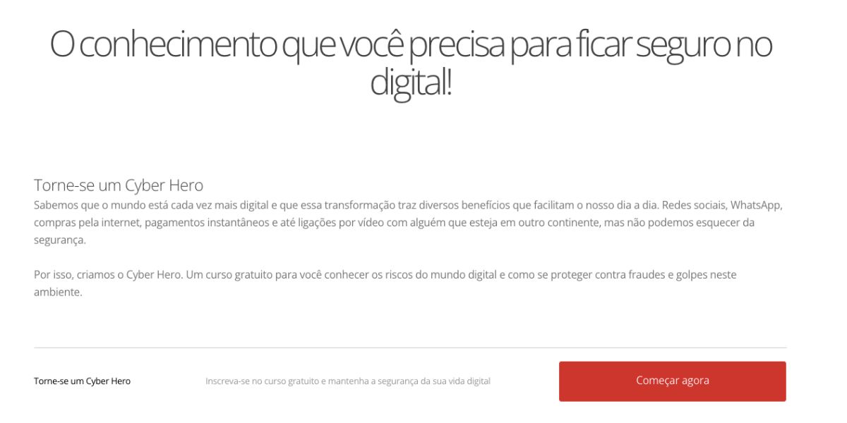 Comunicado Santander (Foto: Reprodução / Site oficial)