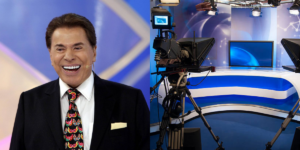 Silvio Santos realiza venda de canal de TV sob sigilo (Reprodução/Montagem TV Foco)