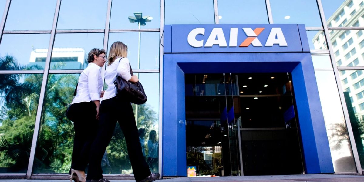 Fachada de agência da Caixa - Foto Reprodução Canva