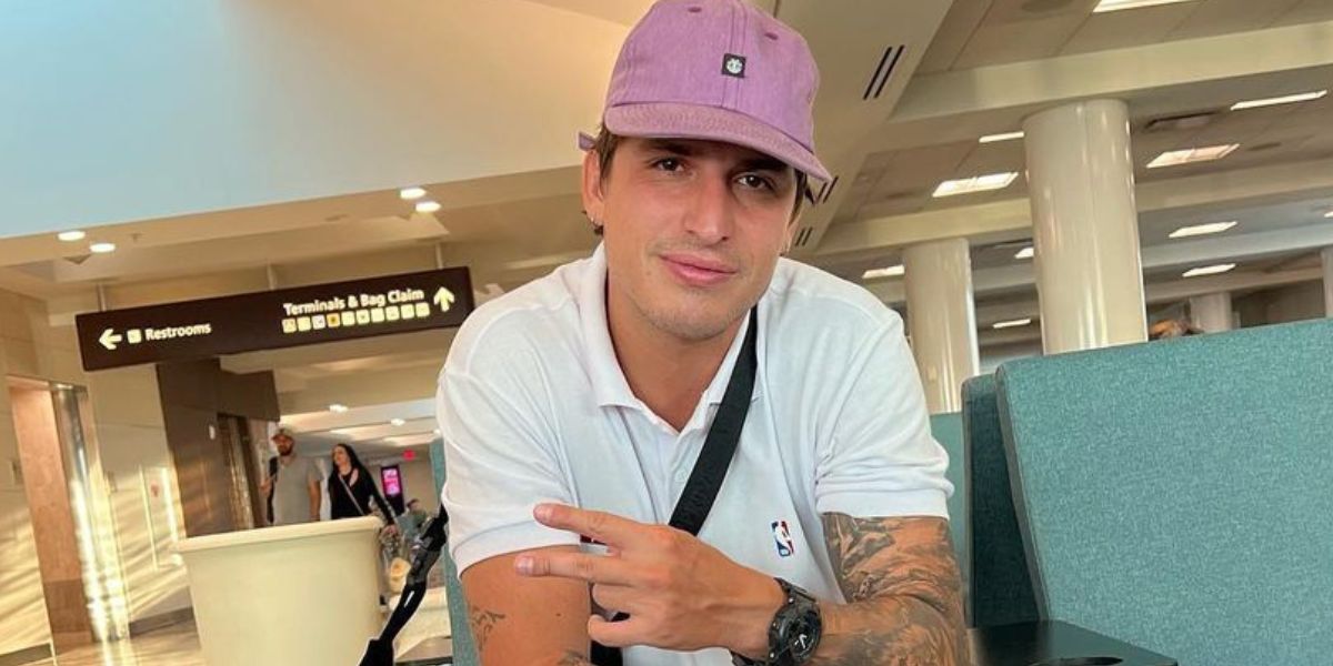 Felipe Prior em aeroporto (Foto: Reprodução / Instagram) 