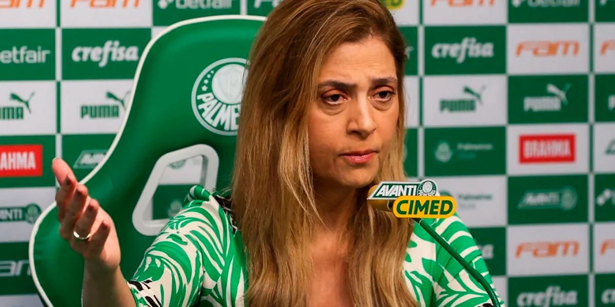 Leila Pereira, presidente do Palmeiras - Foto Reprodução / SEPalmeiras