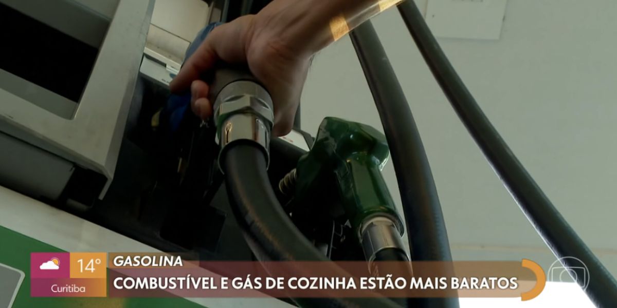 Matéria sobre gasolina no Encontro (Foto: Reprodução / Globo)