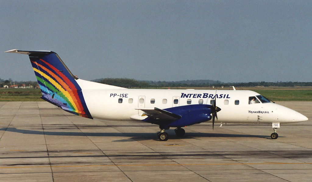 Avião da Interbrasil Star (Foto: Reprodução/ Internet)