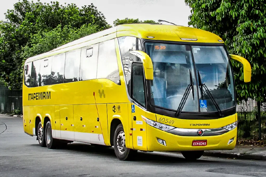 Ônibus Grupo Itapemirim (Foto: Reprodução/ Internet)