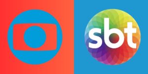 Logotipo do SBT e da Globo (Reprodução - INternet)