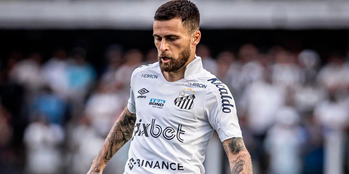 Lucas Lima, meia do Santos - Reprodução: Internet