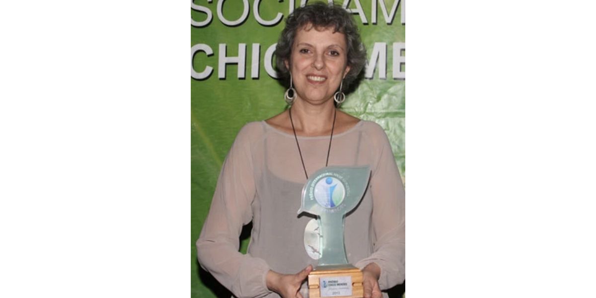 María José Sarno recibió el premio (Foto: Reproducción/Globo)