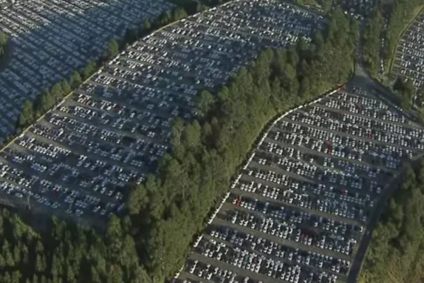 O pátio da montadora na unidade de São Bernardo do Campo (SP), na região do ABC Paulista - Foto Internet