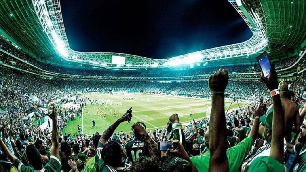 Torcedores do Palmeiras no Allianz Parque (Foto: Reprodução/ Internet)