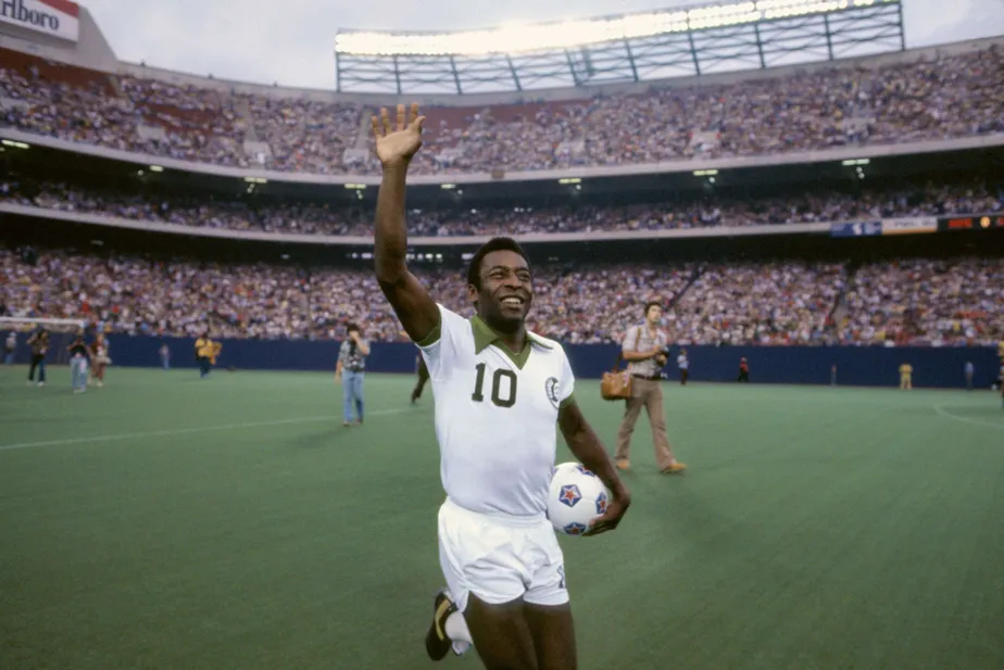 Pelé no New York Cosmos - Foto Internet