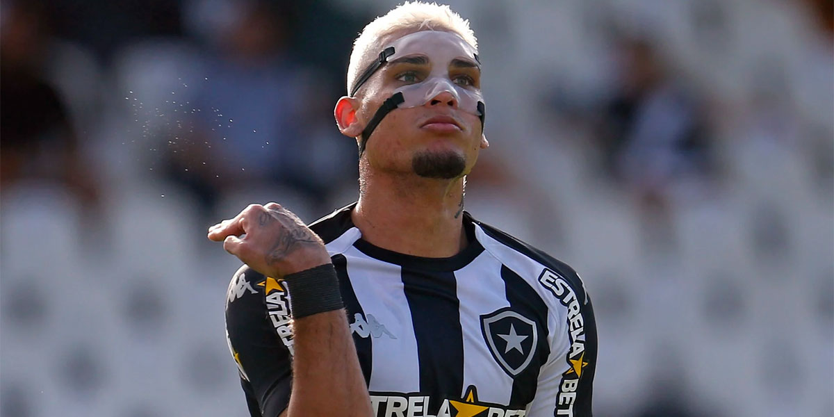 Rafael Navarro jogando pelo Botafogo - (Vitor_Silva / Botafogo)