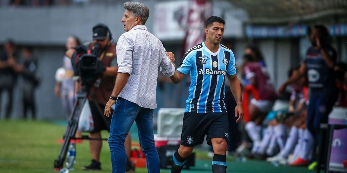 Renato Gaúcho e Suárez (Reprodução - Internet)