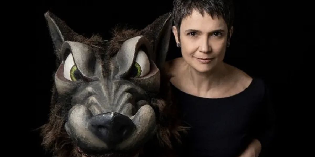 Sandra Annenberg na peça Pedro e o Lobo (Foto: Fernanda Sá)