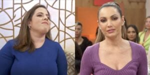 Tati Machado e Patrícia Poeta  no Encontro (Foto: Reprodução / Globo)