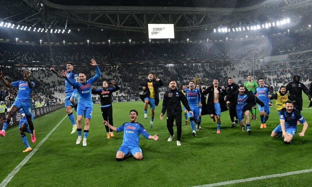 Time do Napoli em campo 2023 - Foto Internet