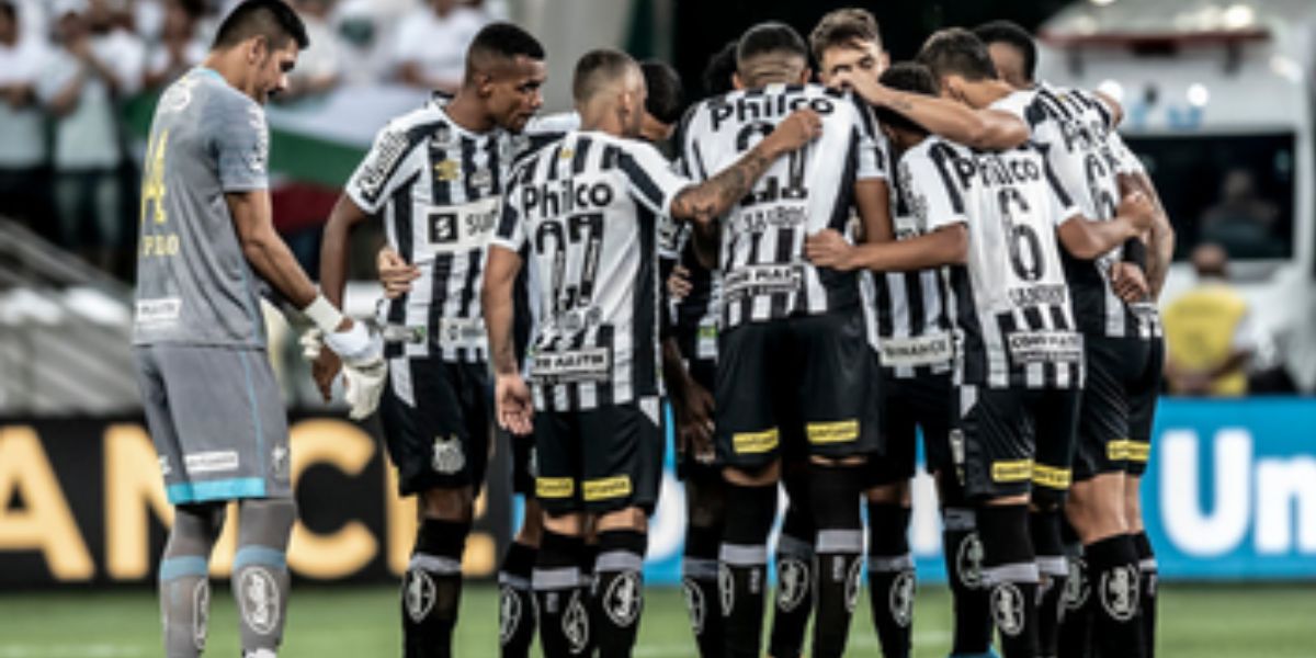 Time do Santos em campo - Foto Internet