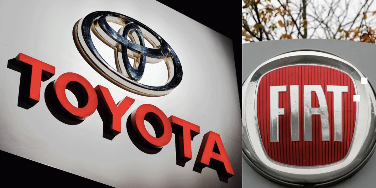 Fiat y Toyota - foto: reproducción