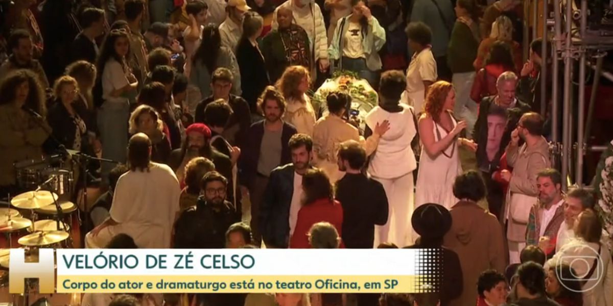 Zé Celso Martinez faleceu na última quinta-feira, 06 (Foto: Reprodução / Jornal Hoje da Globo)