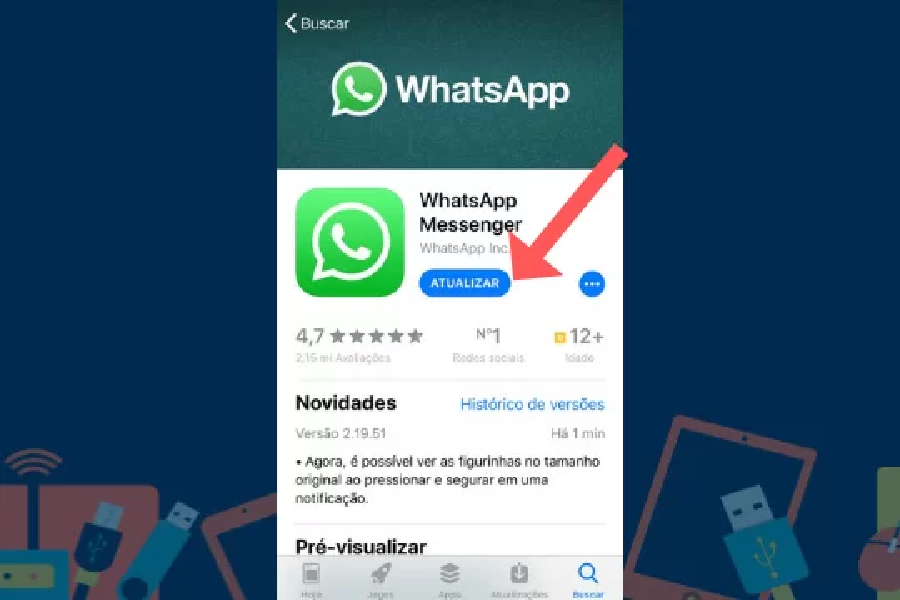 Atualização no WhatsApp (Foto: Reprodução/ Internet)