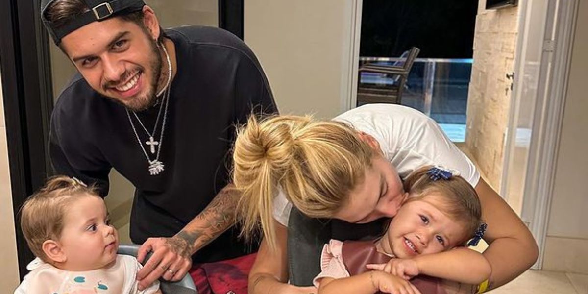 Zé Felipe, Maria Flor, Virgínia Fonseca e Maria Alice (Foto: Reprodução / Instagram)