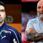 Abel Ferreira do Palmeiras e Jorge Sampaoli do Flamengo (Foto: Reprodução / Internet)