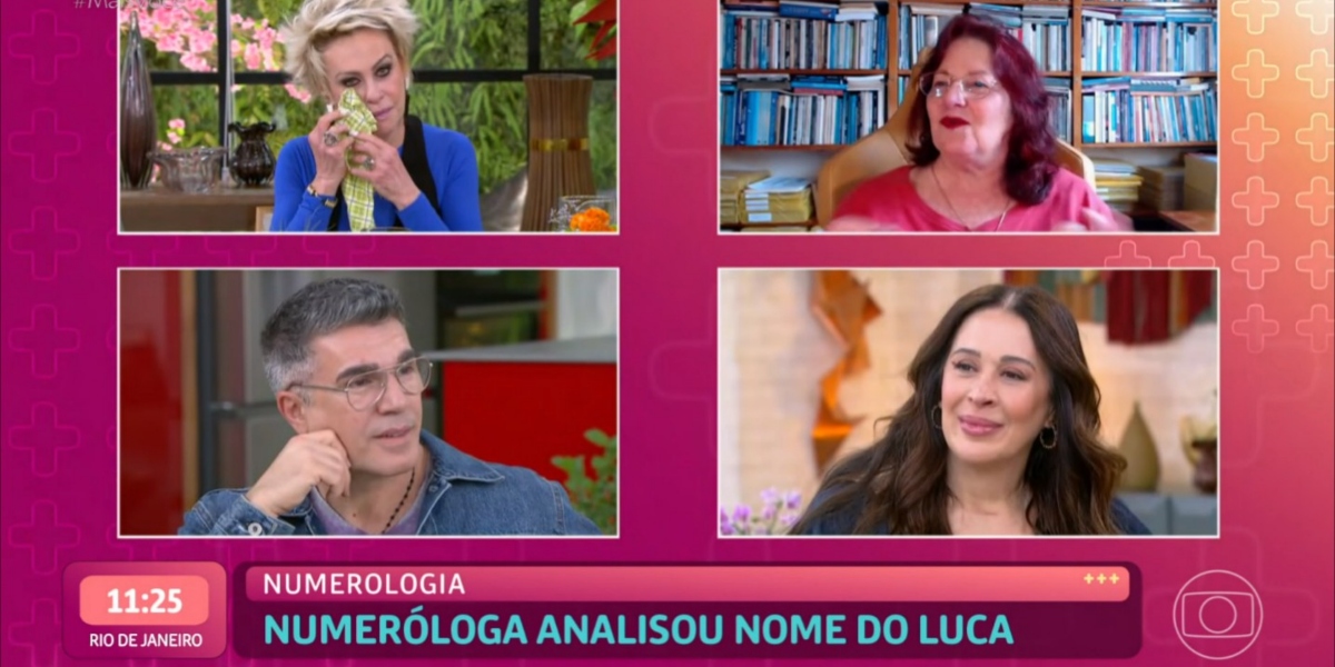 Ana Maria se emocionou no "Mais Você" (Foto: Reprodução/TV Globo)