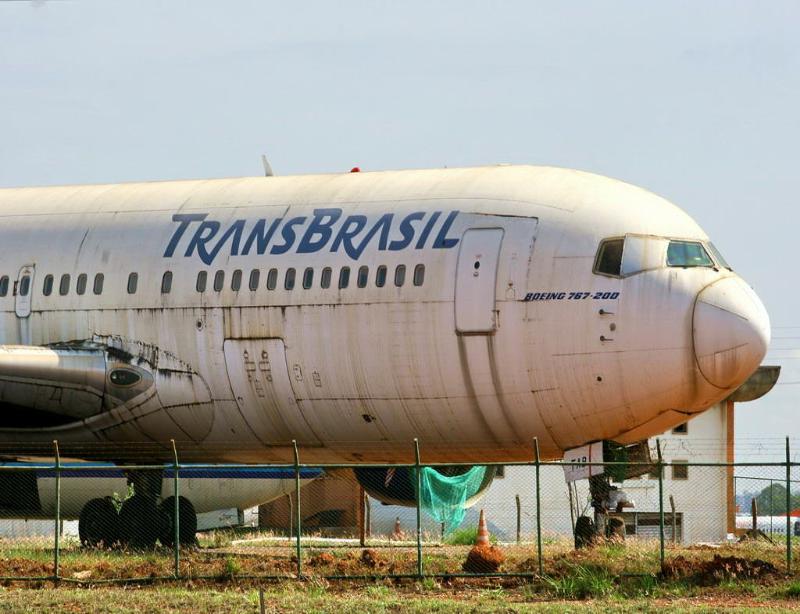 Transbrasil chegou ao extremo de não ter recursos nem para abastecer os aviões (Foto Reprodução/Internet)