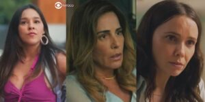 Berenice, Irene e Lucinda em Terra e Paixão (Foto: Reprodução / Globo / Montagem TV Foco)