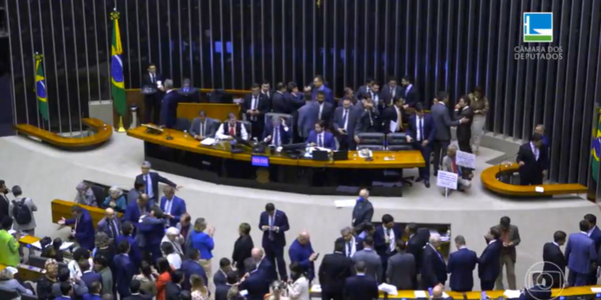 Câmara dos Deputados realizou a reforma tributária (Reprodução: Globo)