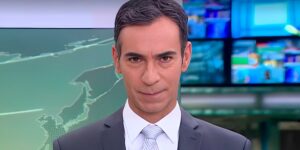 César Tralli é âncora do Jornal Hoje (Foto: Reprodução / TV Globo)