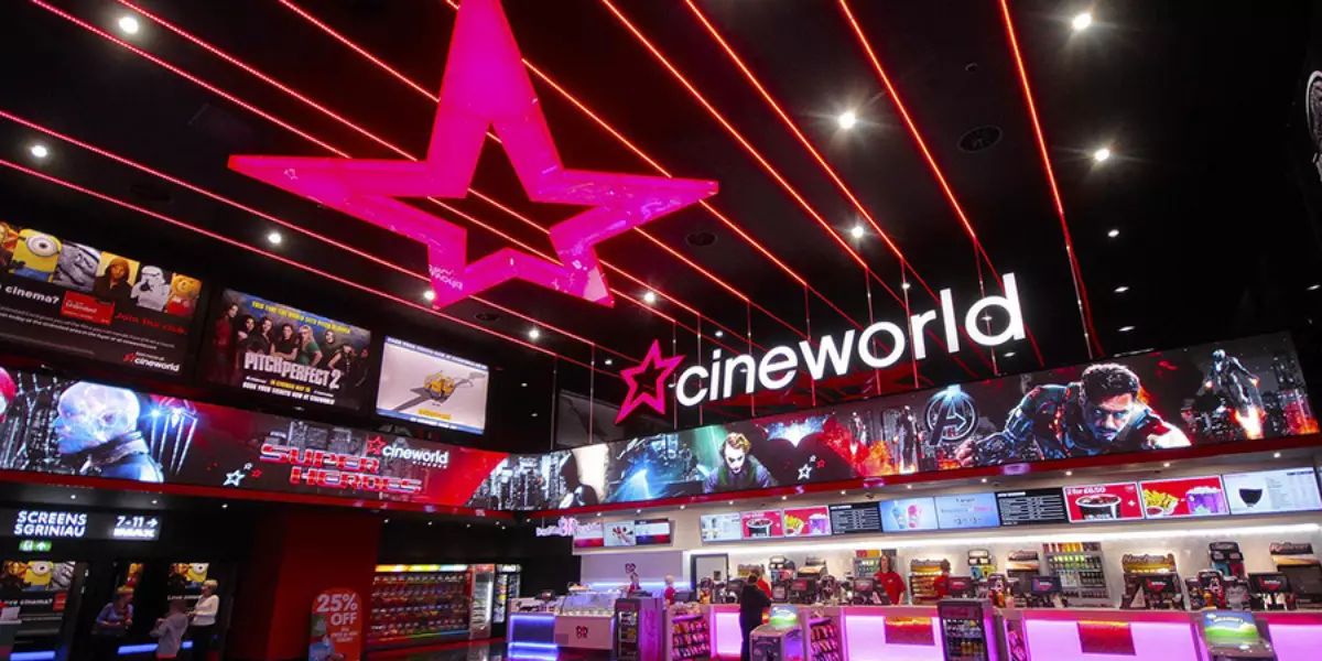 Cineworld é considerada a segunda maior rede de cinemas do mundo (Reprodução: Internet)