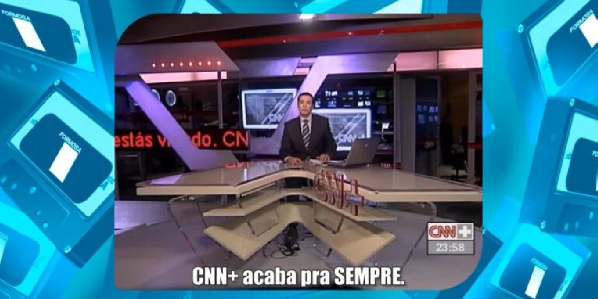 Âncora de despedindo da CNN + (Foto: Reprodução/ Internet)