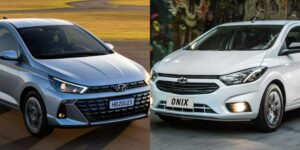 HB20 e Onix podem ganhar concorrente (Foto: Divulgação//Hyundai/Chevrolet)