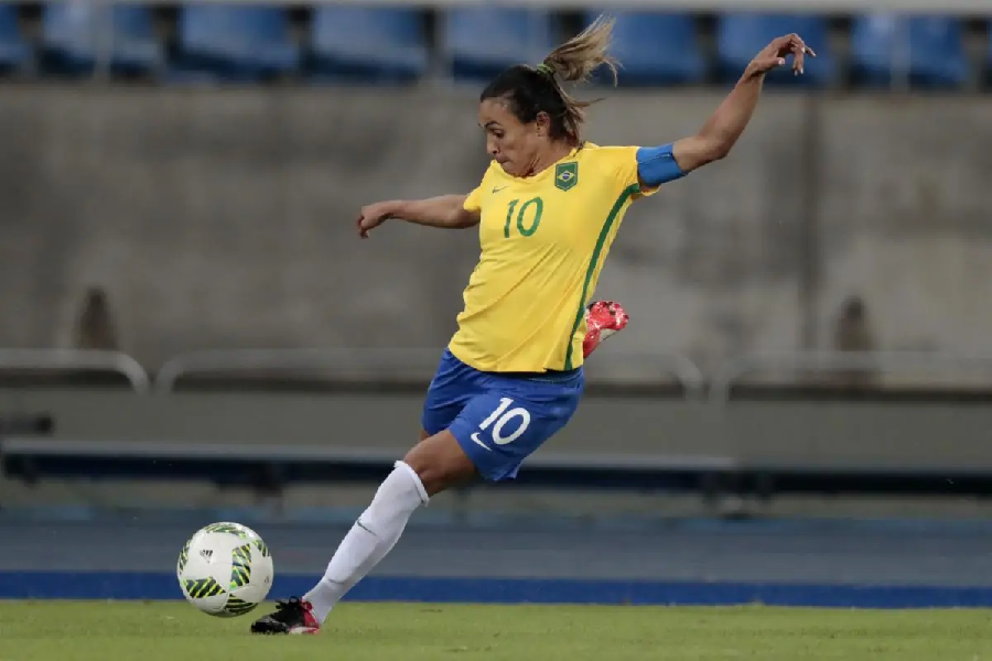 Marta, uma das jogadoras mais importantes da seleção brasileira (Foto: Reprodução/ Internet)