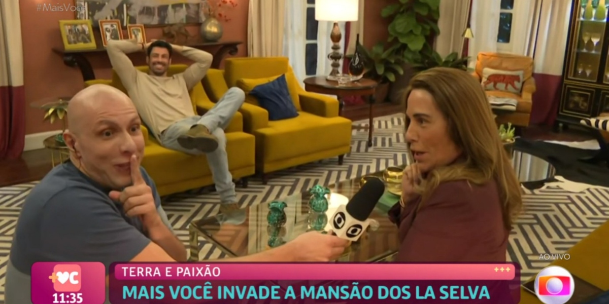Ivo Madoglio levou bronca de Gloria Pires em gravações de "Terra e Paixão" (Foto: Reprodução/TV Globo)