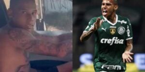 Jogador do Palmeiras foi exposto traindo a esposa (Foto: Reprodução/ Internet)