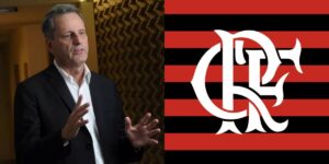 Rodolfo Landim é presidente do Flamengo (Foto: Reprodução / Internet / Montagem TV Foco)