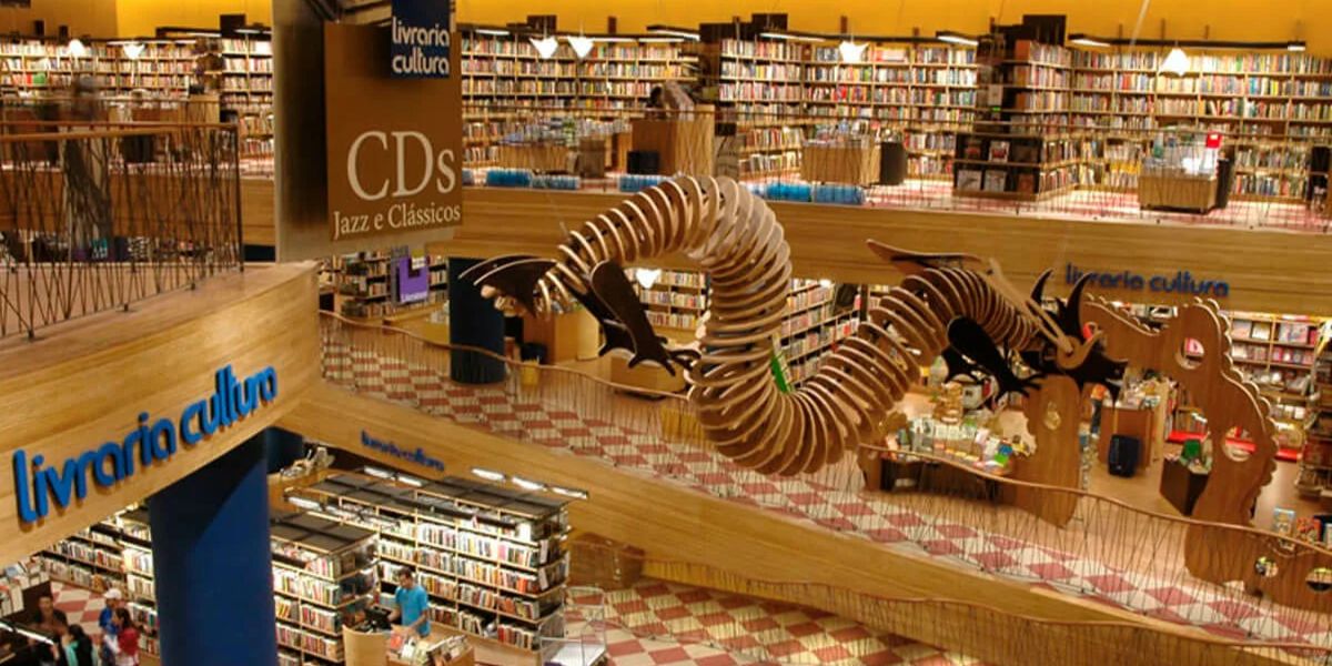 Livraria Cultura da Avenida Paulista voltou a abrir suas portas (Reprodução: Internet)